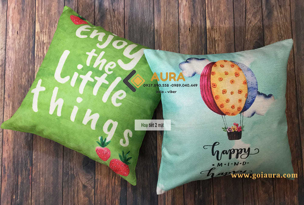 Góc Làm Việc Êm Ái Dễ Thương Cùng Gối Tựa Lưng Văn Phòng Cao Cấp goi sofa xanh ngoc