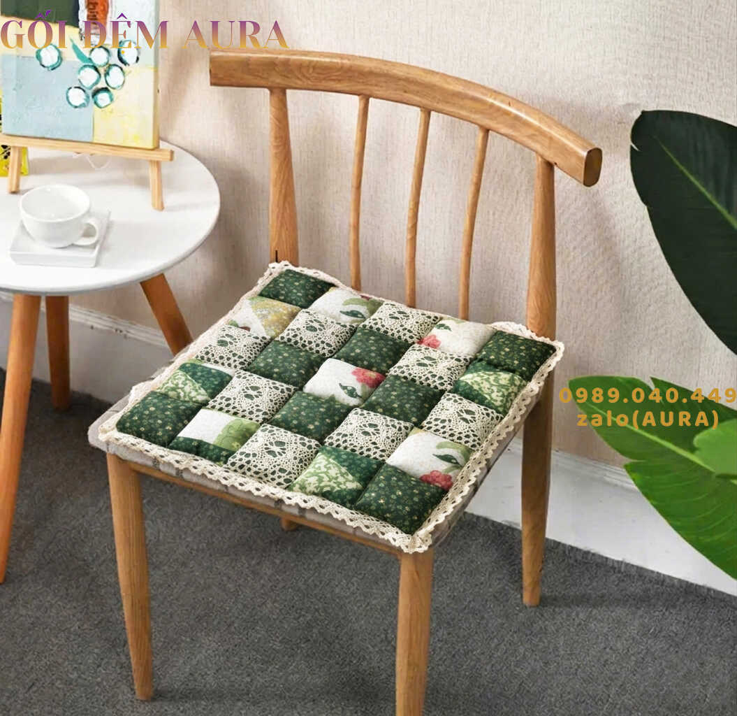 Gối Đệm Hình Bông Hoa đệm lót ghế phong cách nhật