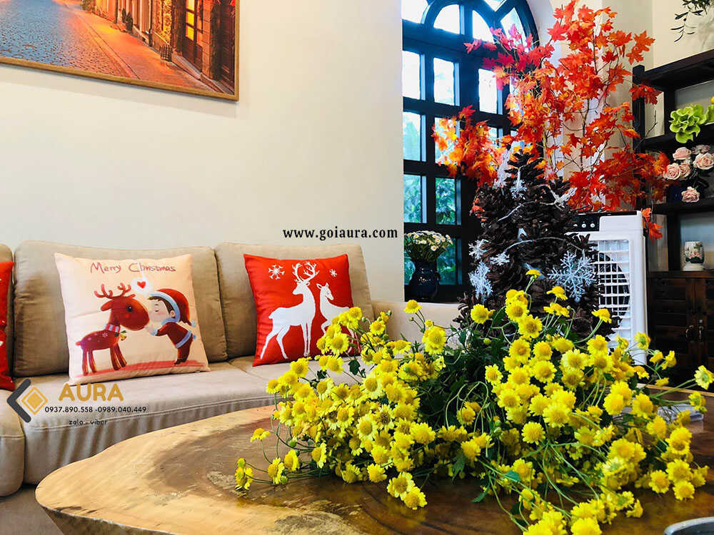 gối giáng sinh aura 015