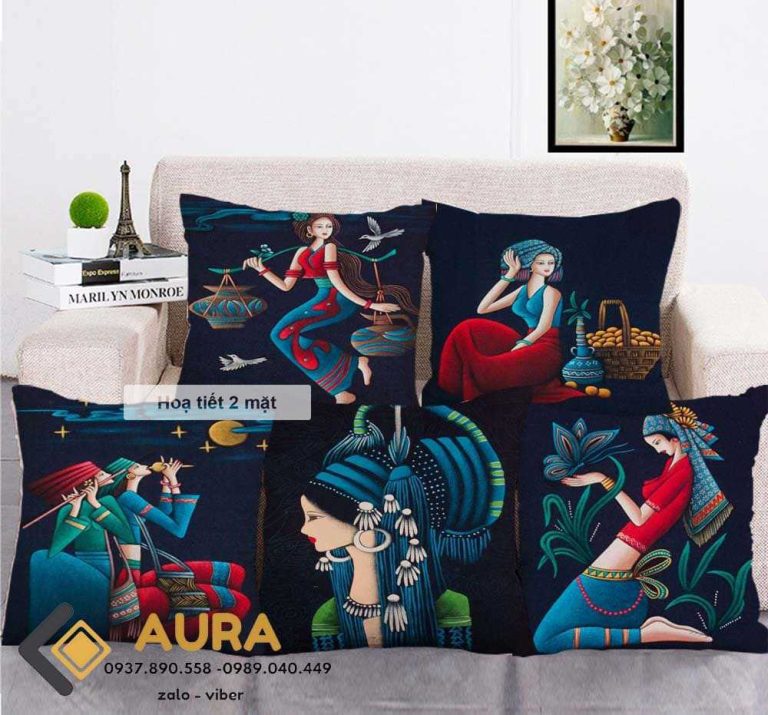 Gối Sofa Cô Gái M01