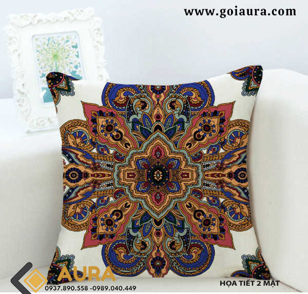gối sofa thổ cẩm T010