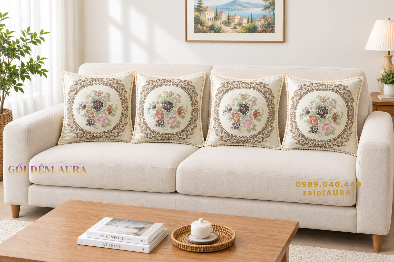 gối tựa lưng sofa cao cấp màu kem gối tựa lưng sofa cao cấp màu kem