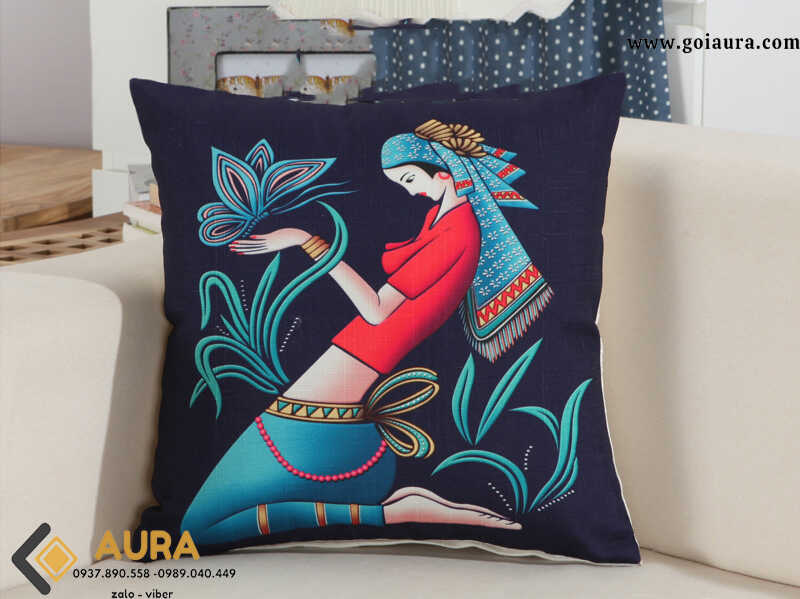 Gối Sofa Cô Gái M01 Gối Sofa Cô Gái M01