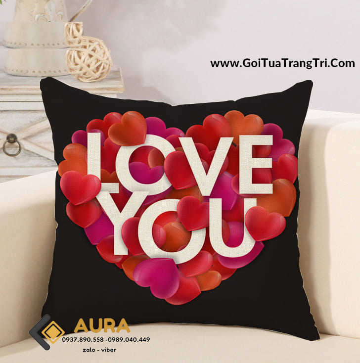 gối tựa sofa love you gối tựa sofa love you