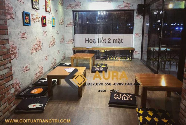 Nệm Ngồi Bệt Trà Sữa HCM