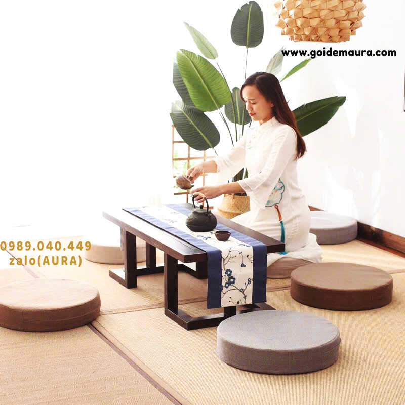 Nệm Ngồi Thiền Hình Tròn size 45x45x5cm