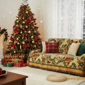 Khăn Phủ Ghế Đơn Hoa Hướng Dương size 1.3x1.8m