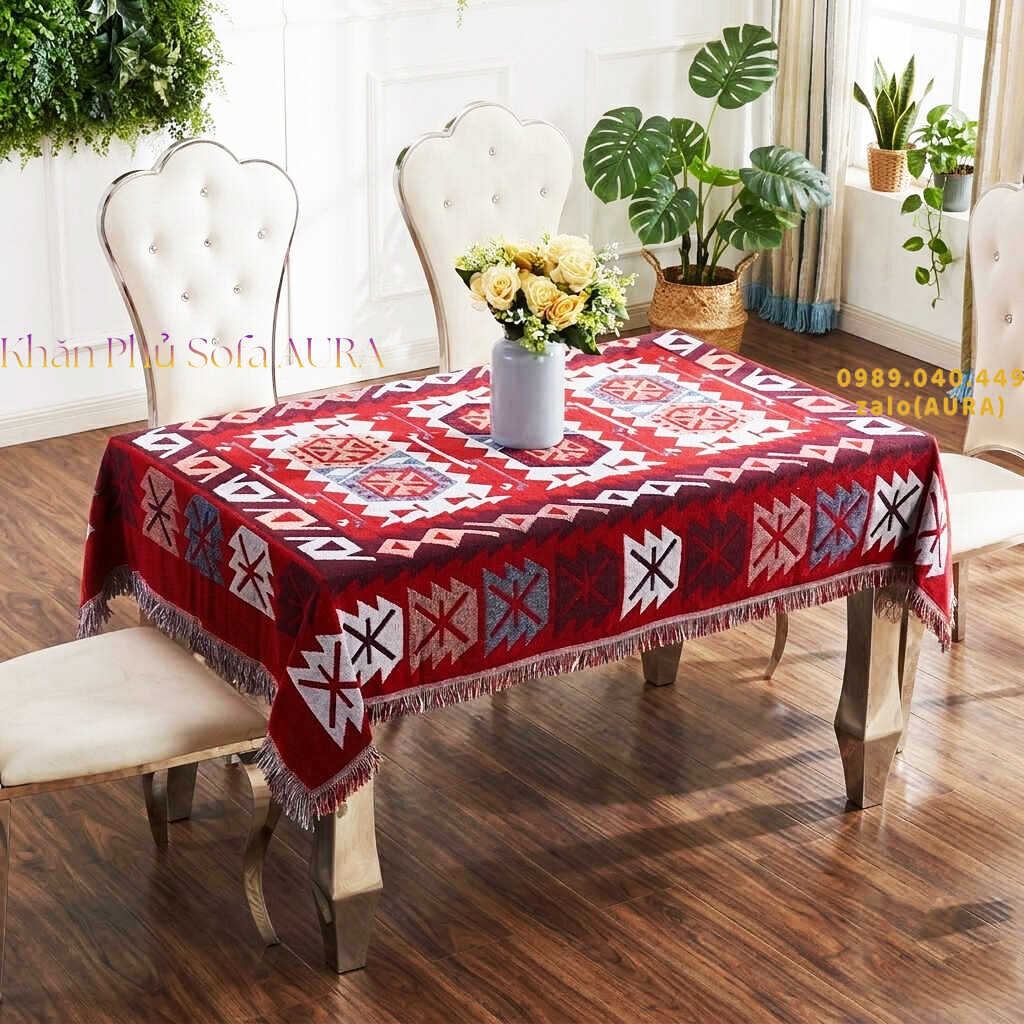 khăn trải bàn đỏ trắng khăn trải bàn đỏ trắng