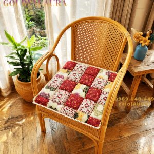 Nệm Lót Ngồi Màu Đỏ size 40x40cm