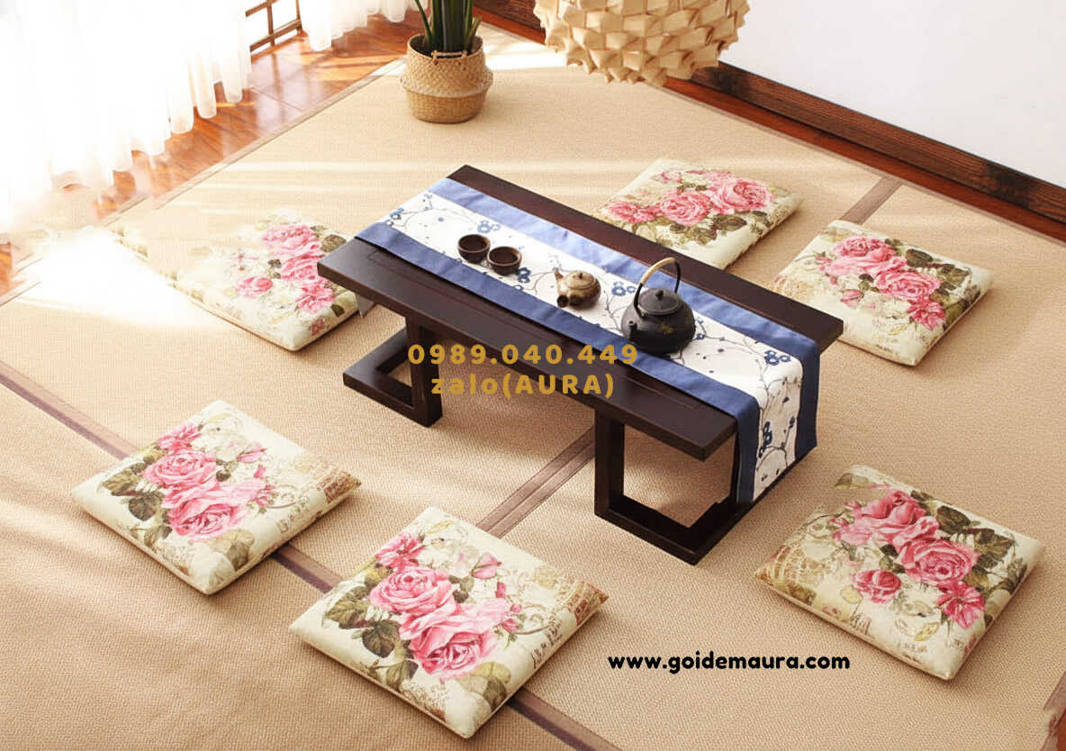 đệm ngồi bệt cao cấp đẹp