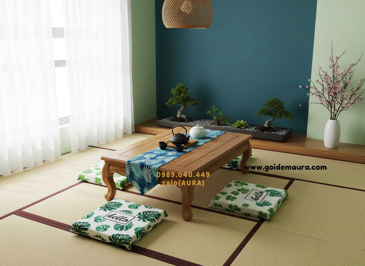 Những Mẫu Nệm Ngồi Bệt Đang Được Ưa Chuộng Nhất Hiện Nay đệm ngồi bệt trà đạo