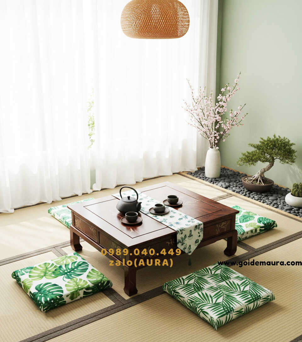 Những Mẫu Nệm Ngồi Bệt Đang Được Ưa Chuộng Nhất Hiện Nay đệm ngồi cao cấp hcm