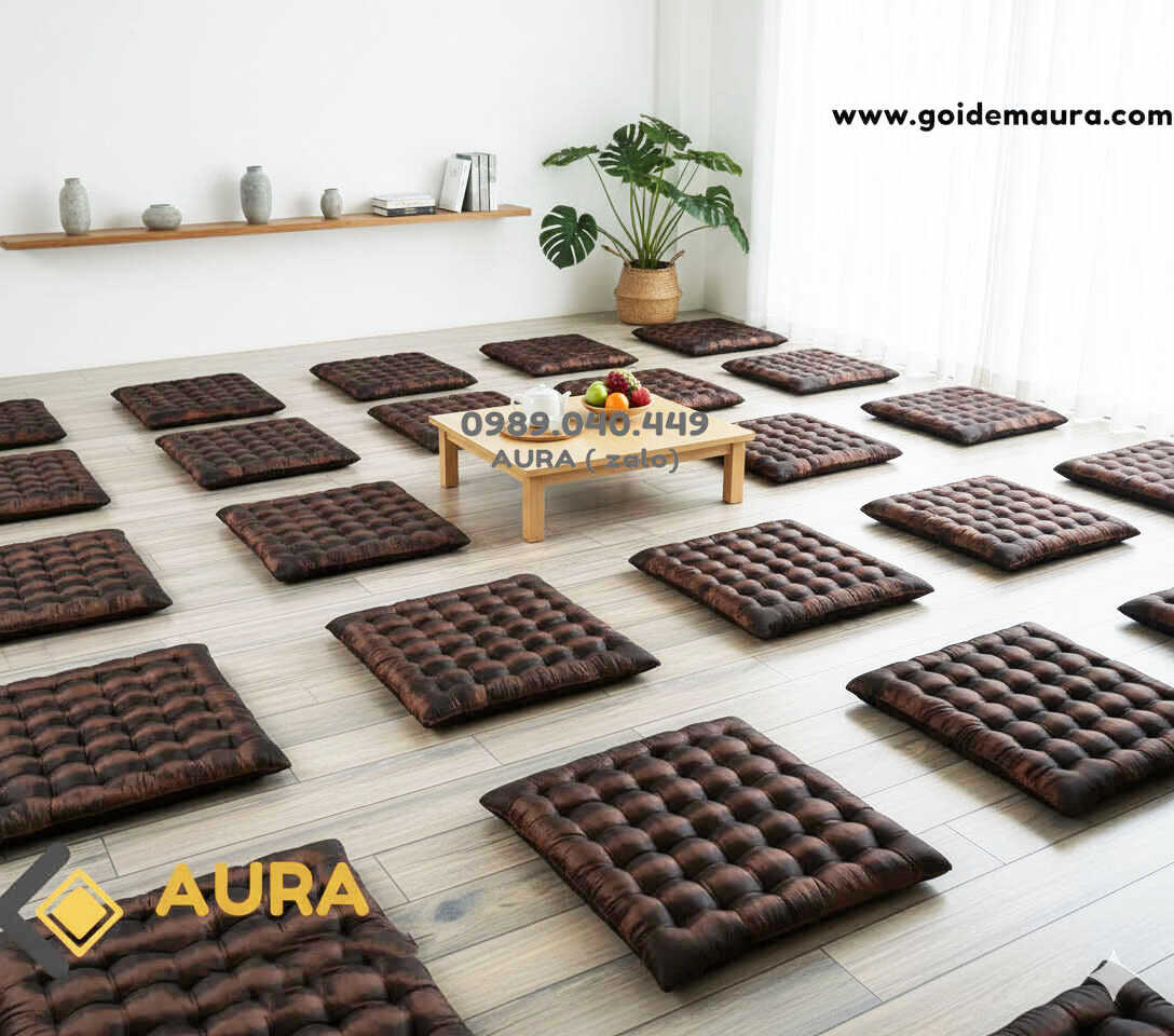 Những Mẫu Nệm Ngồi Bệt Đang Được Ưa Chuộng Nhất Hiện Nay đệm ngồi thiền size lớn