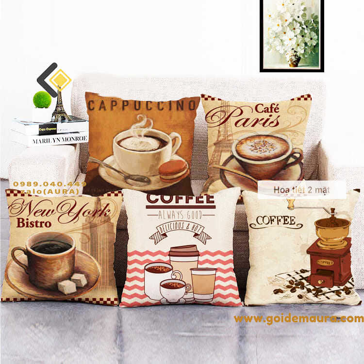 Xưởng Sản Xuất Gối Tựa Lưng Tại TPHCM gối tựa lưng sofa bộ cafe