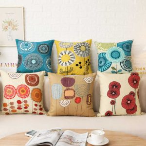 Gối Tựa Lưng Sofa Bộ Hoa Cọ Đẹp