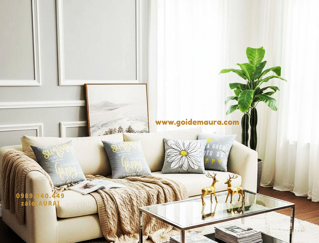 gối tựa lưng sofa chữ xám gối tựa lưng sofa chữ xám