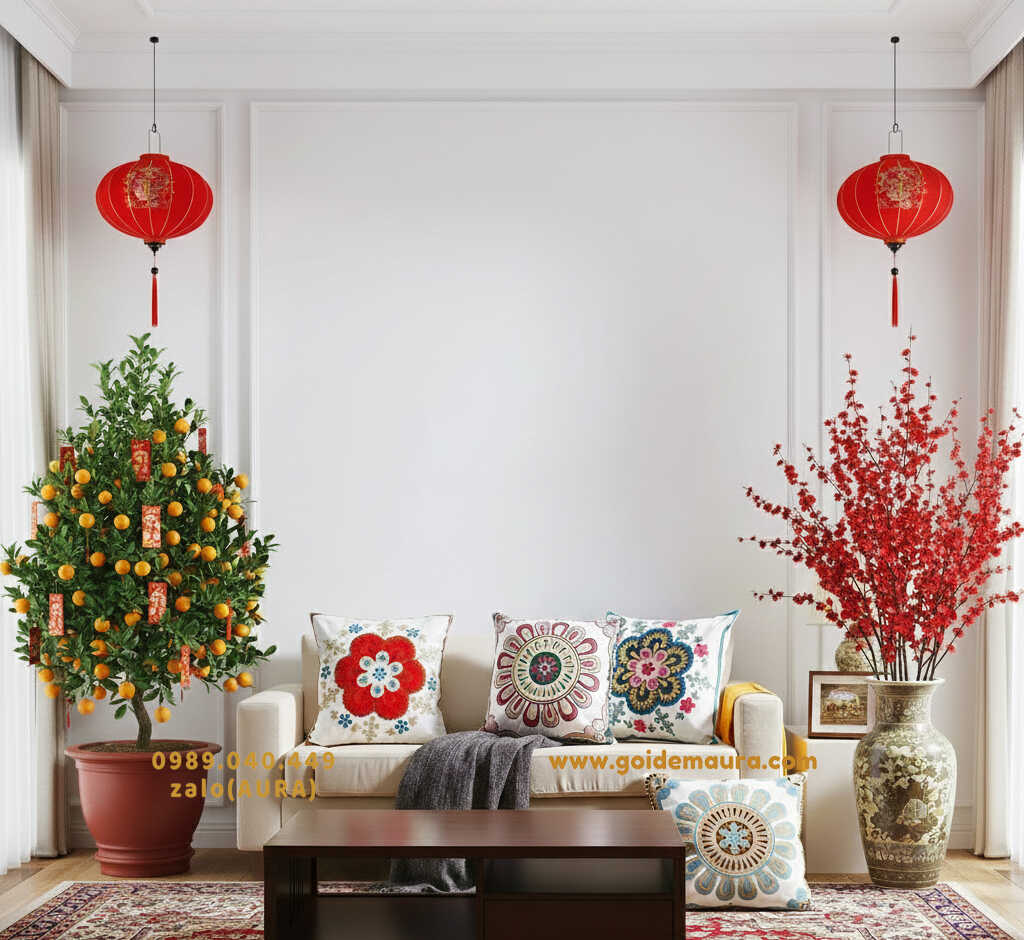 Xưởng Sản Xuất Gối Tựa Lưng Tại TPHCM gối tựa lưng sofa hoa tròn thêu tết