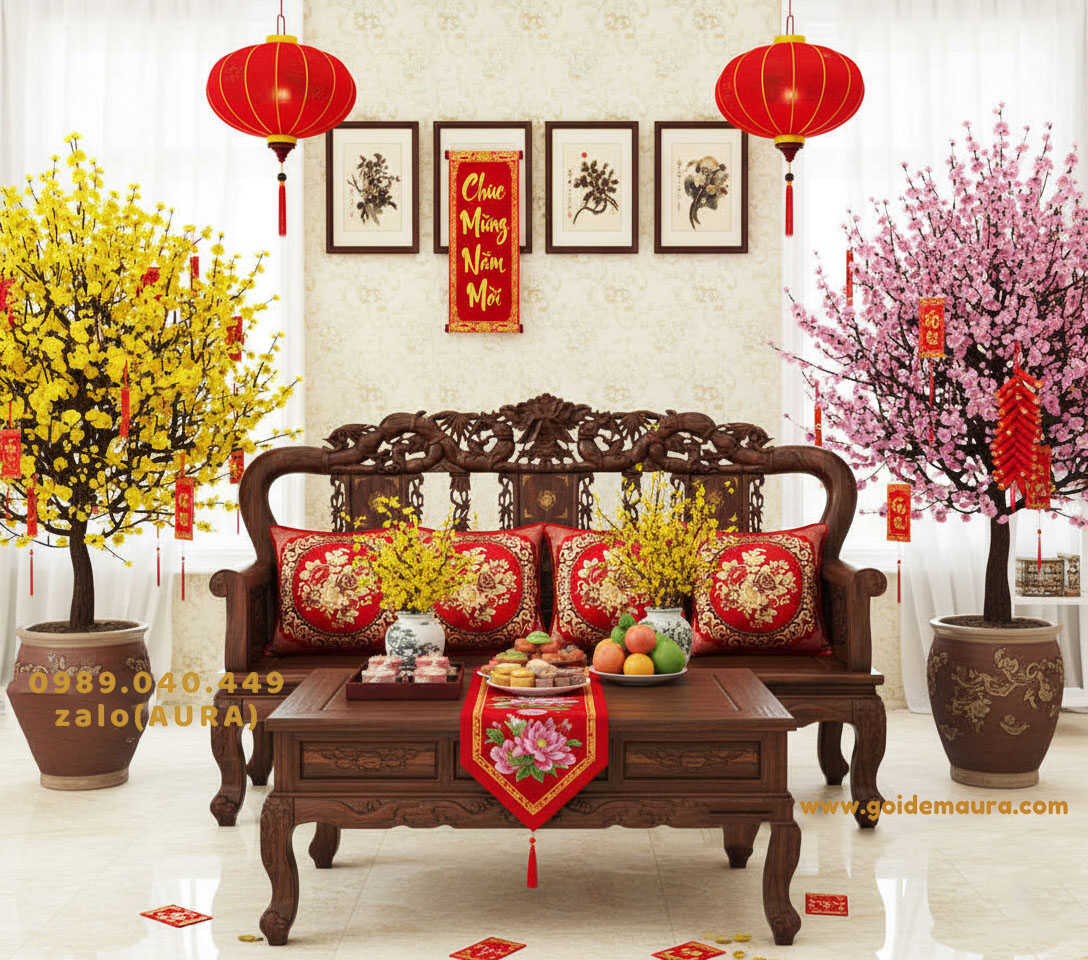 Gối Tựa Lưng Sofa Cao Cấp gối tựa lưng sofa trang trí đón tết năm mới