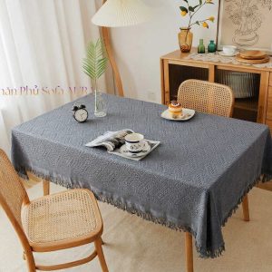 Khăn Trải Ghế Sofa Màu Xám size đại 1.8x3.4m