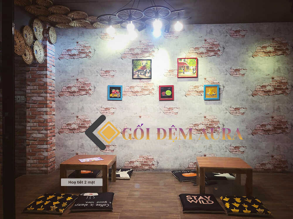 Địa Chỉ Bán Nệm Ngồi, Đệm Ngồi Thiền Tại TPHCM đệm ngồi bệt quán cafe trà sữa aura013