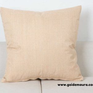 Gối Tựa Sofa Vải Bố Màu Kem size 45x45cm