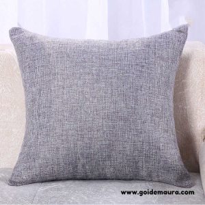 Gối Tựa Sofa Vải Bố Màu Xám size 45x45cm
