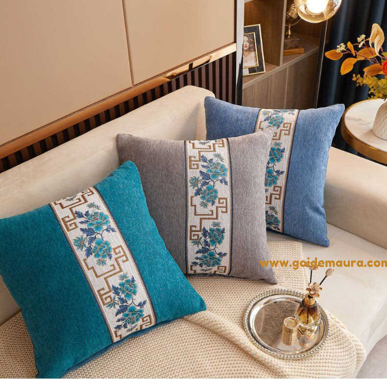 gối tựa sofa sọc xanh hcm gối tựa sofa sọc xanh hcm