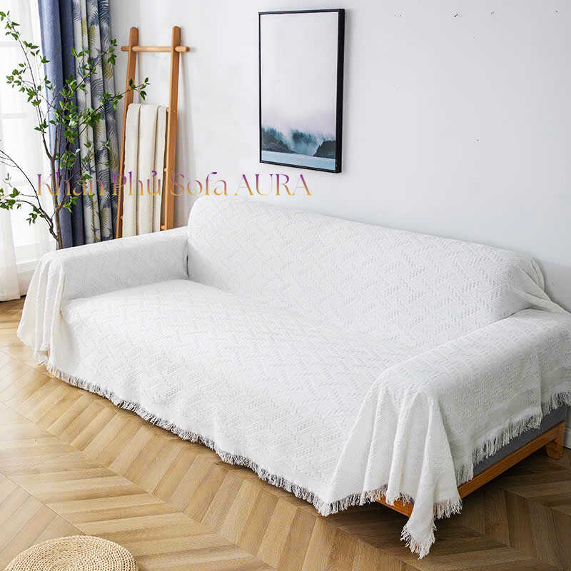 khăn trải sofa màu trắng đẹp khăn trải sofa màu trắng đẹp