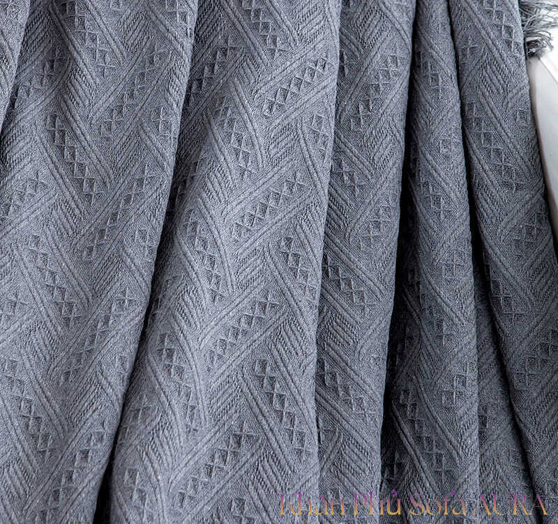 Khăn Trải Ghế Sofa Màu Xám size đại 1.8x3.4m khăn trải sofa màu xám cotton