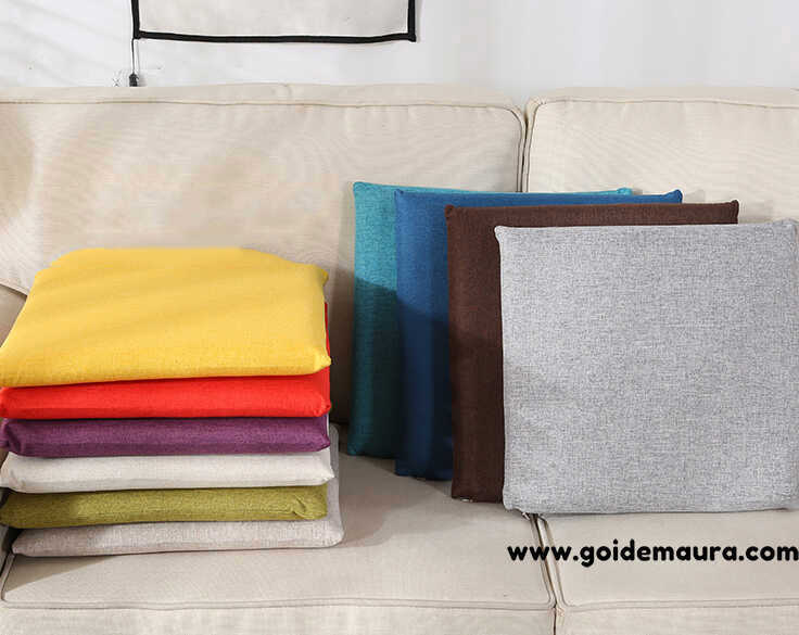 Những Mẫu Nệm Ngồi Bệt Đang Được Ưa Chuộng Nhất Hiện Nay nệm ngồi bệt vuông 40x40x5cm