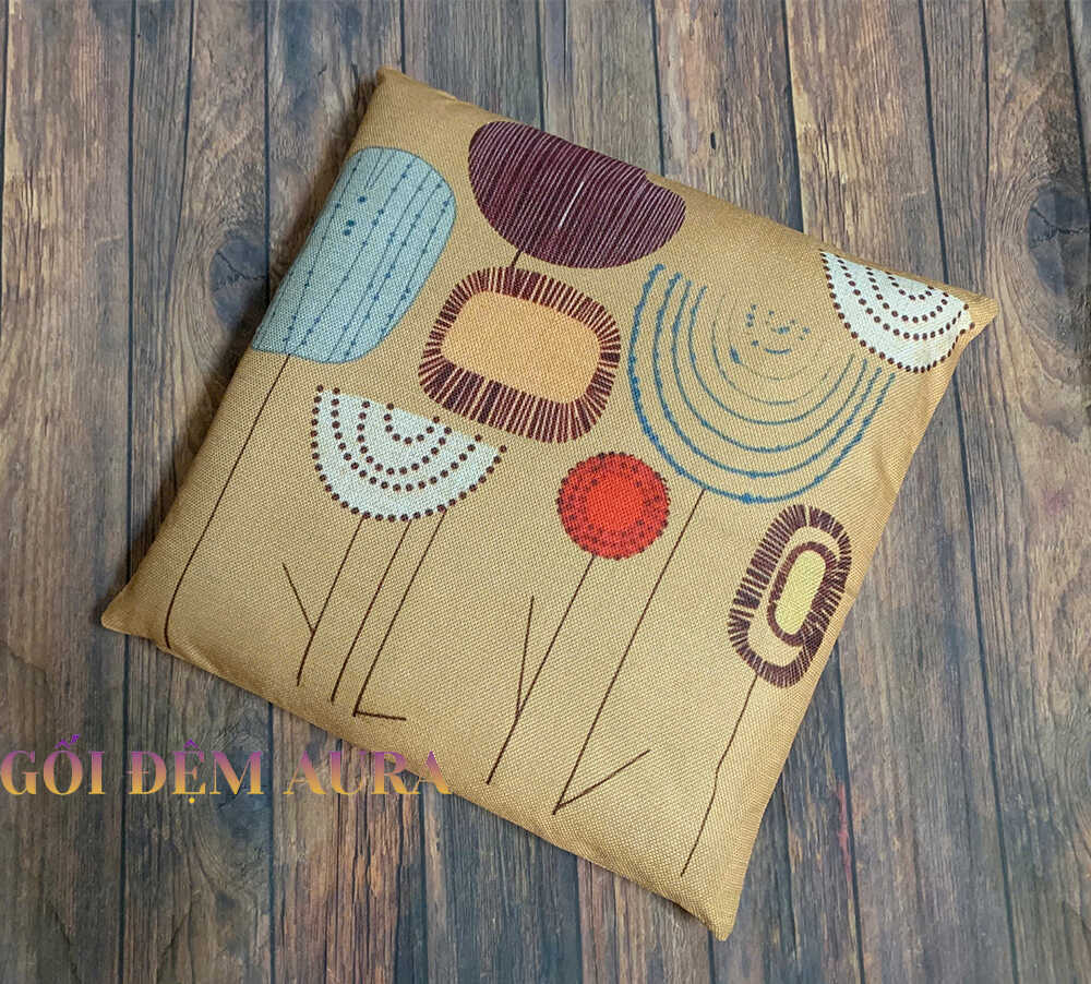 Nệm Lót Ngồi Bệt Kiểu Nhật Cao Cấp nệm ngồi bệt vuông aura020