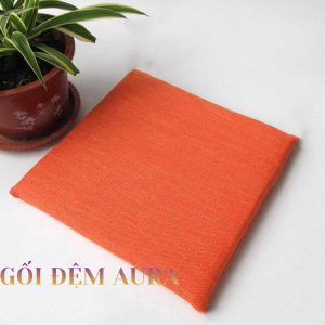 Nệm Ngồi Bệt Màu Cam size 40x40x5cm
