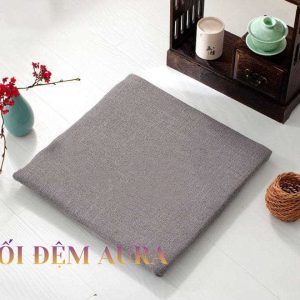 Nệm Ngồi Bệt Màu Xám size 40x40x5cm