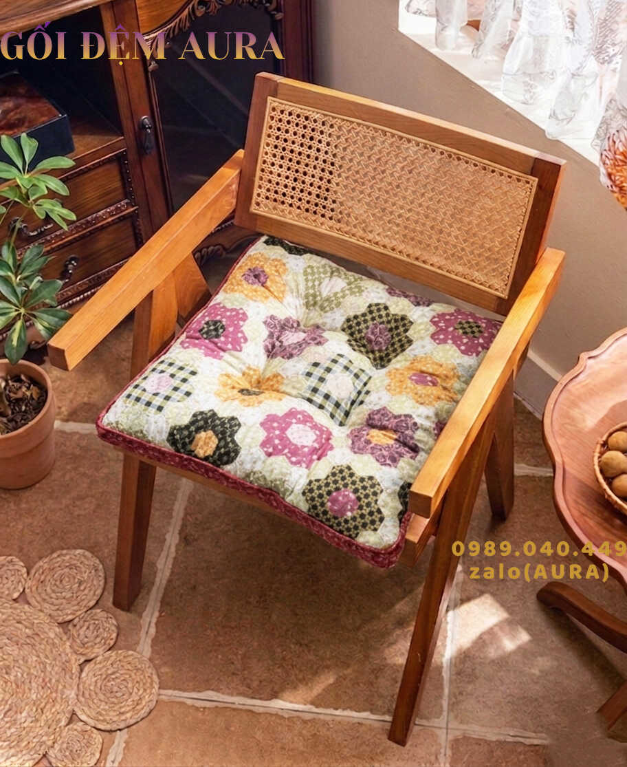 đệm lót ghế cotton trần bông đệm lót ghế cotton trần bông