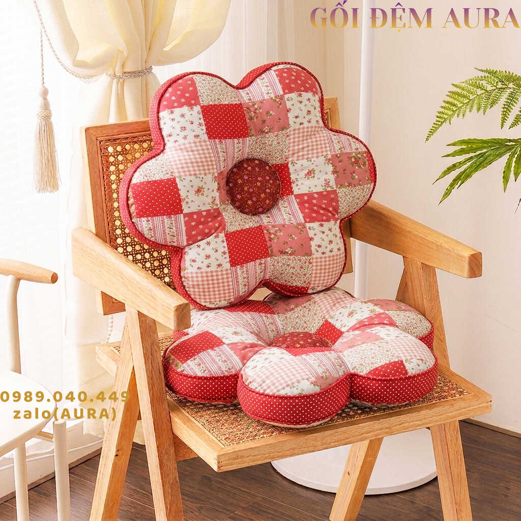 Gối Đệm Hình Bông Hoa đệm ngồi bệt hình bông hoa