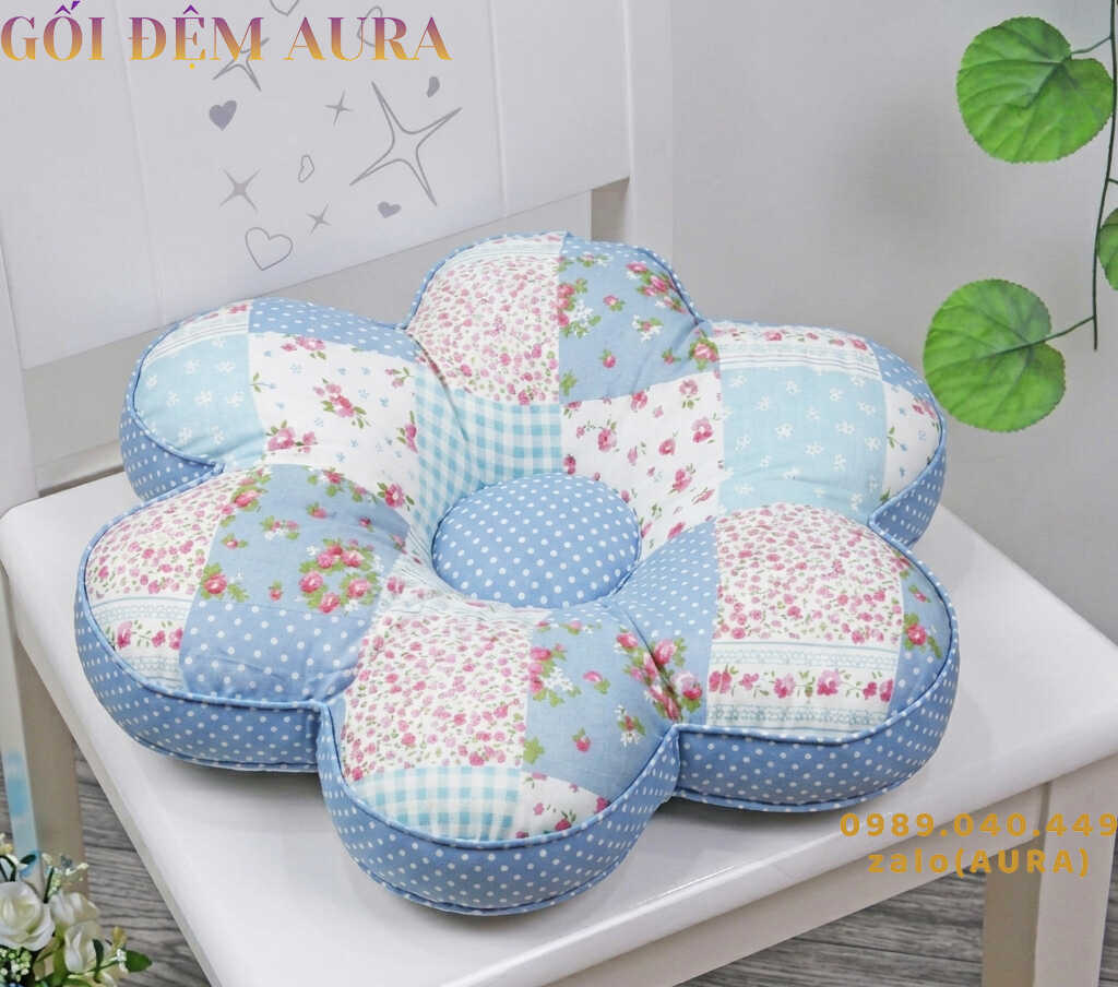 Gối Đệm Hình Bông Hoa gối bông hoa decor