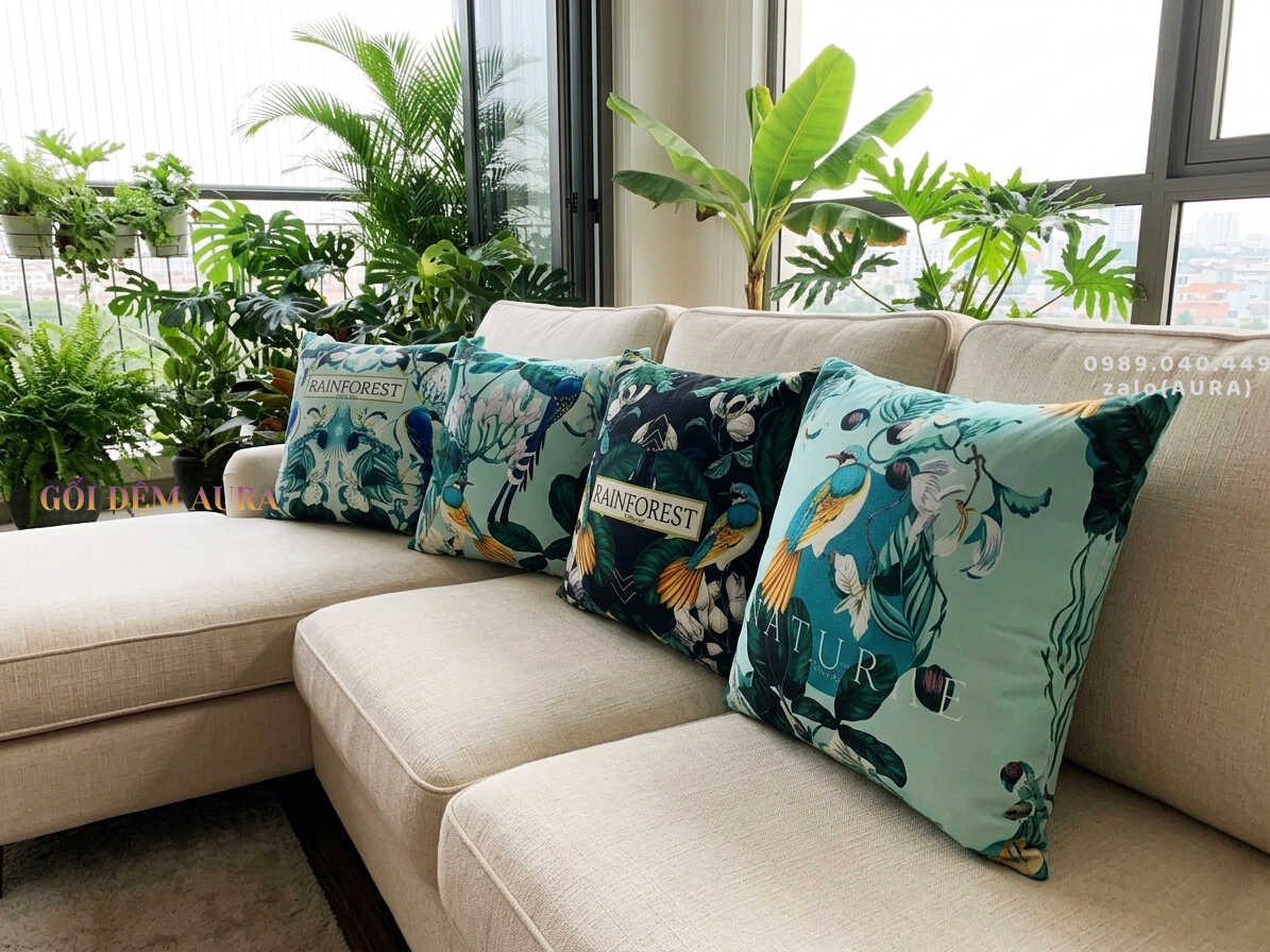 gối tựa lưng sofa tropical luxe gối tựa lưng sofa tropical luxe