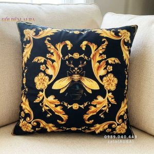 Gối Sofa Hoàng Gia Mẫu Ong Vàng