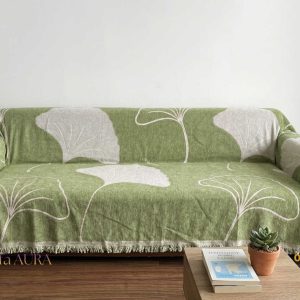 Khăn Trải Ghế Lá Xanh size 1.8x2.6m Khăn Trải Ghế Lá Xanh size 1.8x2.6m