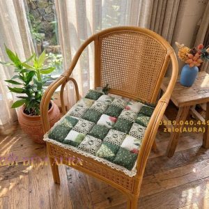 Nệm Lót Ngồi Màu Xanh Đậm size 40x40cm