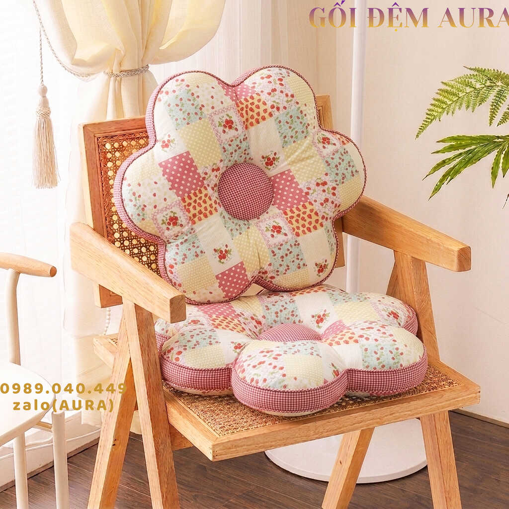 Gối Đệm Hình Bông Hoa nệm ngồi bệt hình bông hoa