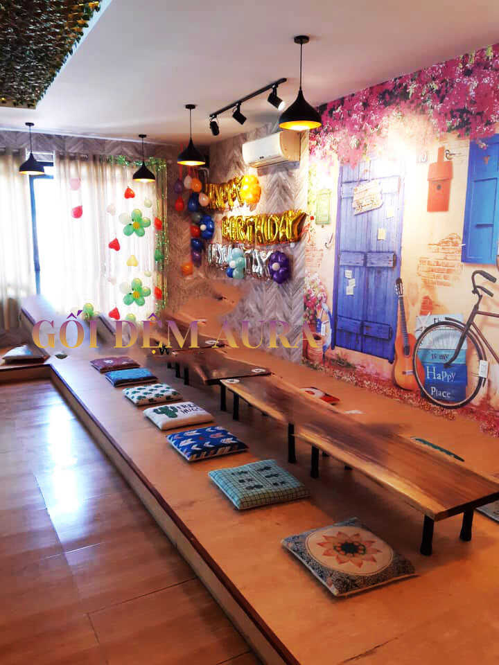 Bộ Sưu Tập Nệm Lót Ngồi Bệt Kiểu Nhật Đẹp Mắt nệm ngồi bệt trang trí quán cafe