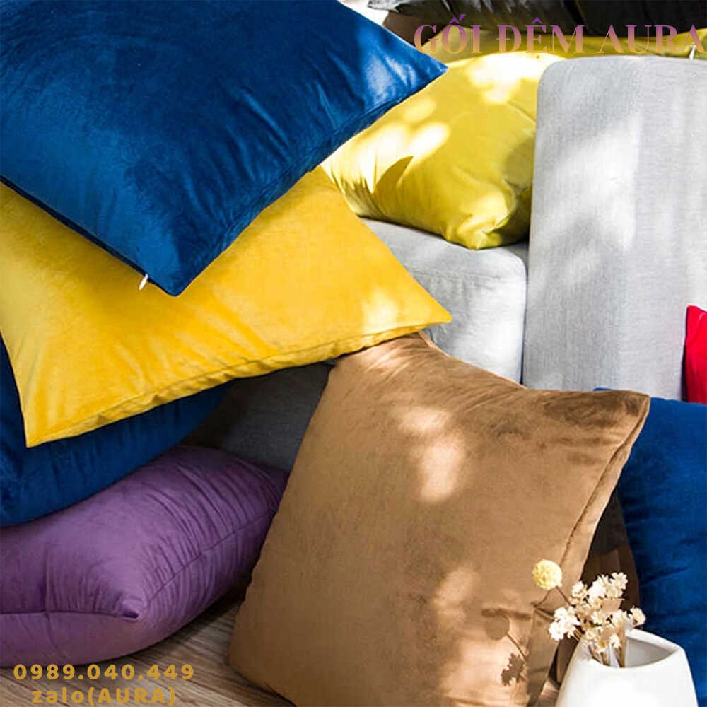gối tựa sofa vải nhung cao cấp đẹp gối tựa sofa vải nhung cao cấp đẹp