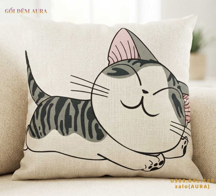 gối tựa lưng mèo chis ngủ gối tựa lưng mèo chis ngủ