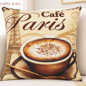 Gối Tựa Sofa Cafe Paris