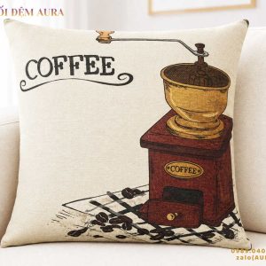 Gối Tựa Sofa Máy Xay Cafe