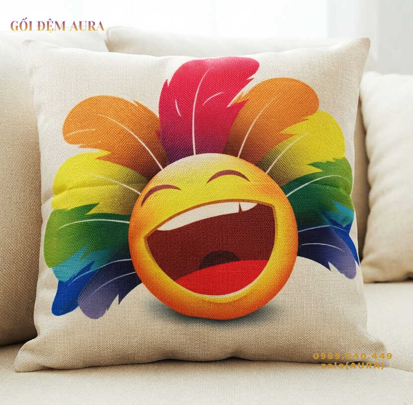 gối tựa lưng sofa hình thú ani008 gối tựa lưng sofa hình thú ani008