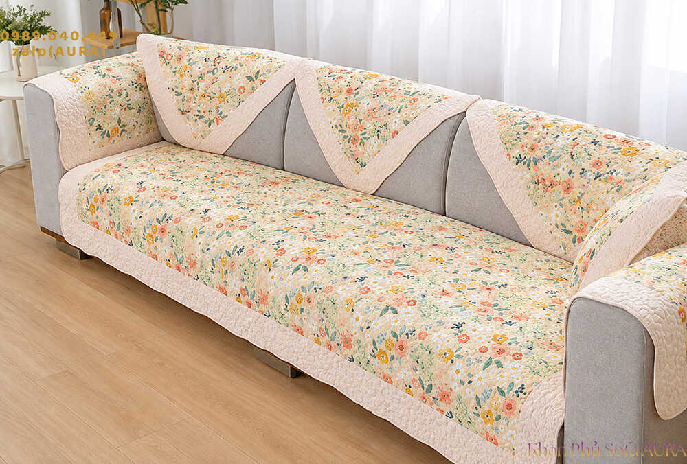 thảm lót sofa mùa hè thoáng mát