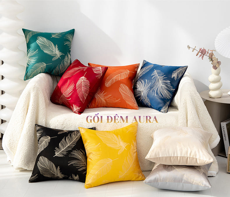 gối tựa sofa mẫu lông công cao cấp gối tựa sofa mẫu lông công cao cấp