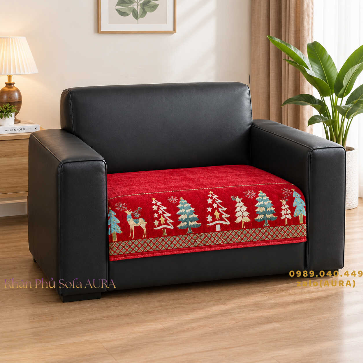 thảm lót sofa đơn mẫu giáng sinh thảm lót sofa đơn mẫu giáng sinh